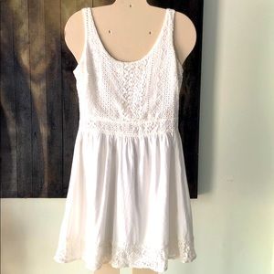 Red Camel White Dress